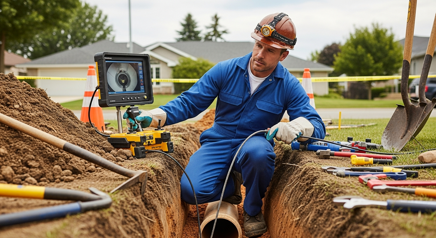 Professional sewer line repair service in Los Angeles